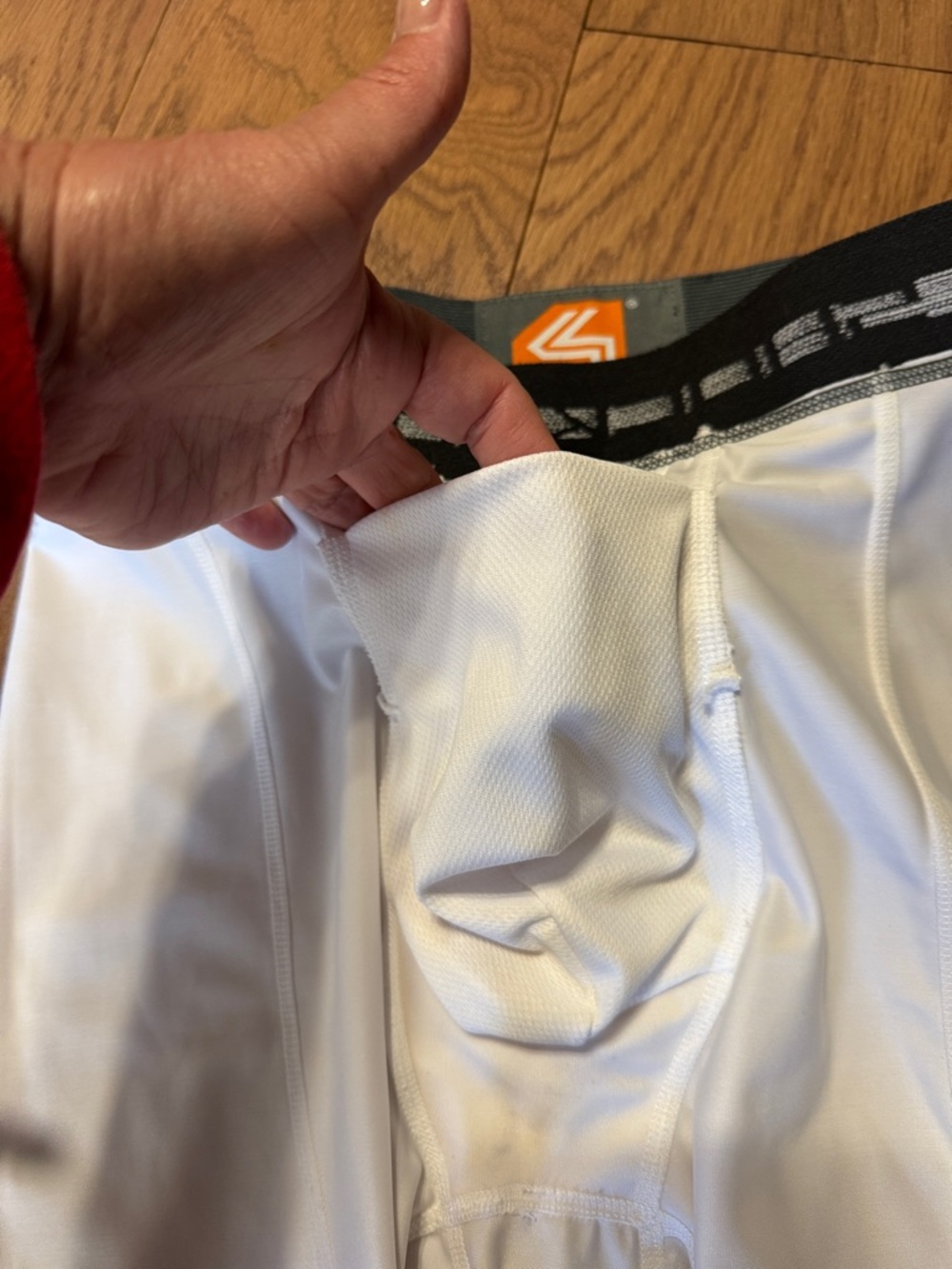 Men’s White Compression Boxer Briefs - Picture 4 of 4